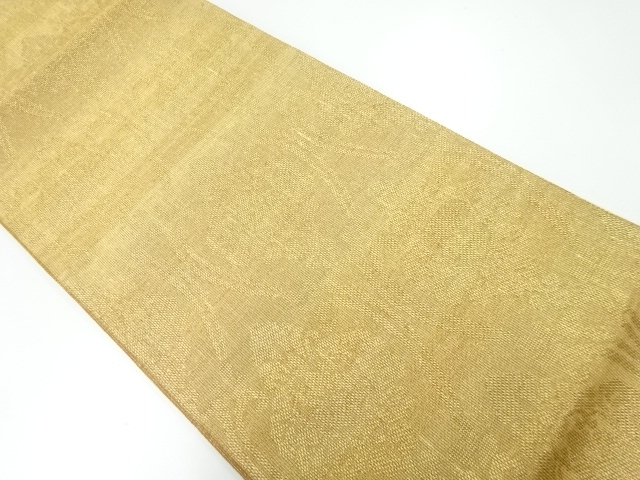 枡屋高尾謹製　経錦立涌花菱全通袋帯